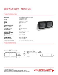 Product Spec Sheet